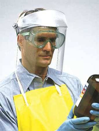 Faceshield Visor, Polycarb, Clr, 8x14in W327531