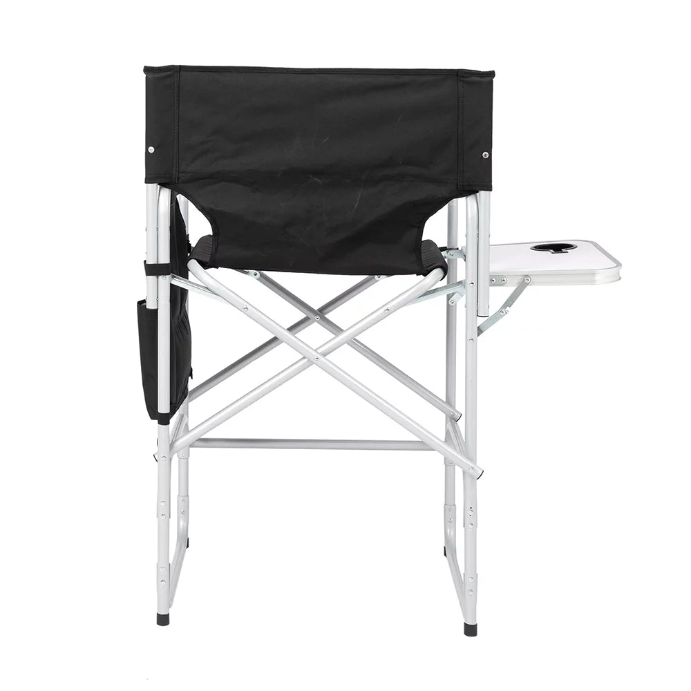 Oversize Padded Folding Director Chair with Side Table G159