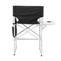 Oversize Padded Folding Director Chair with Side Table G159