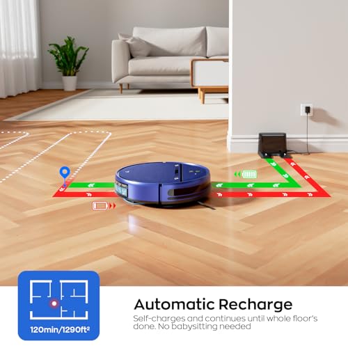 2-in-1 Robot Vacuum and Mop Combo, 2300Pa Suction W634474