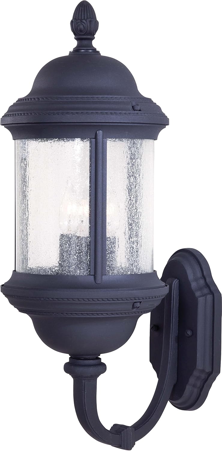 Black Cast Aluminum Outdoor Wall Light F665