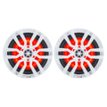 6.5 2 Way Marine Speaker System RGB LED Light 300 Watts Max 2 Pack B337060