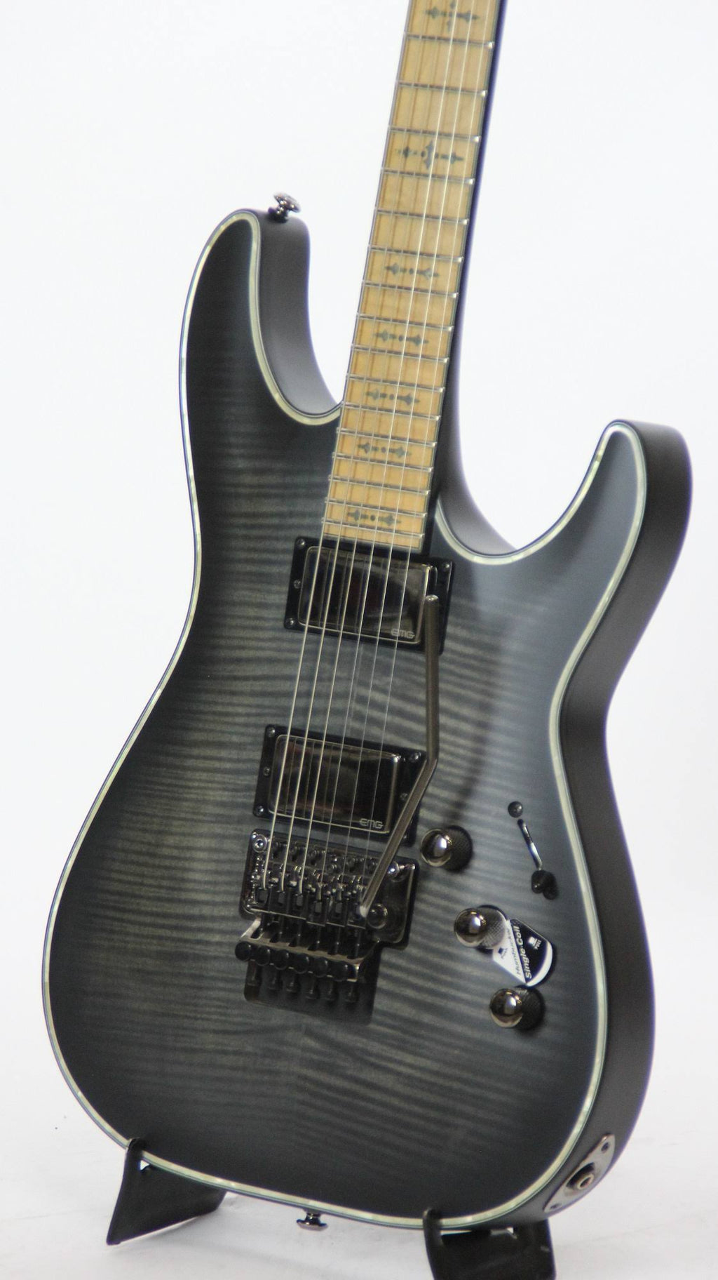 See-Thru Black Satin Electric Guitar B603738