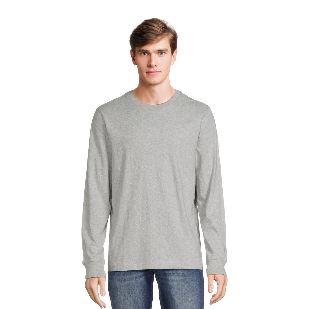 Long Sleeve Crewneck T-Shirts, 3-Pack K518248