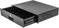 2U Black Rack Mount Drawer with Lock and Key A26091
