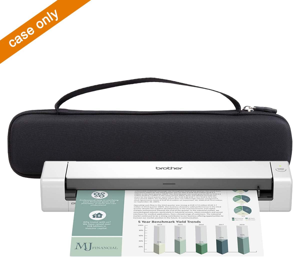 Hard Travel Storage Case for Compact Mobile Document Scanner I59585