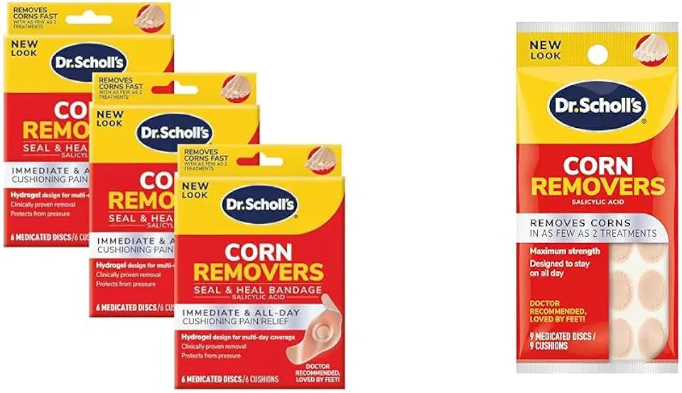 Corn Removers Bundle 18 Count Duragel and 9 Count Soft Felt Pads Q63446