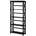 5-Shelf Bookcase, Black S821