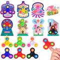 28 Packs Valentines Cards with Fidget Spinner X9808