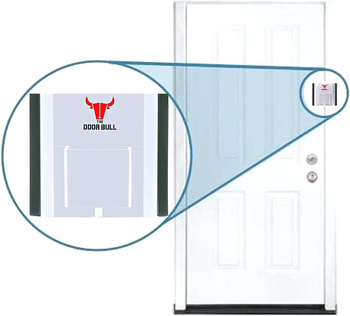 Door Barricade Lock Out Security Device with 24’’ Towel Bar Y969774