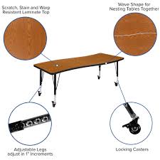 Adjustable Rectangular Activity Table T429172