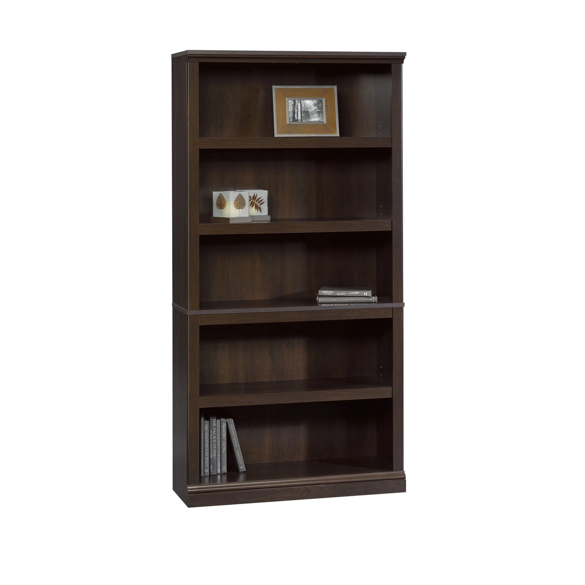 Chalked Chestnut 5-Shelf Bookcase A4471