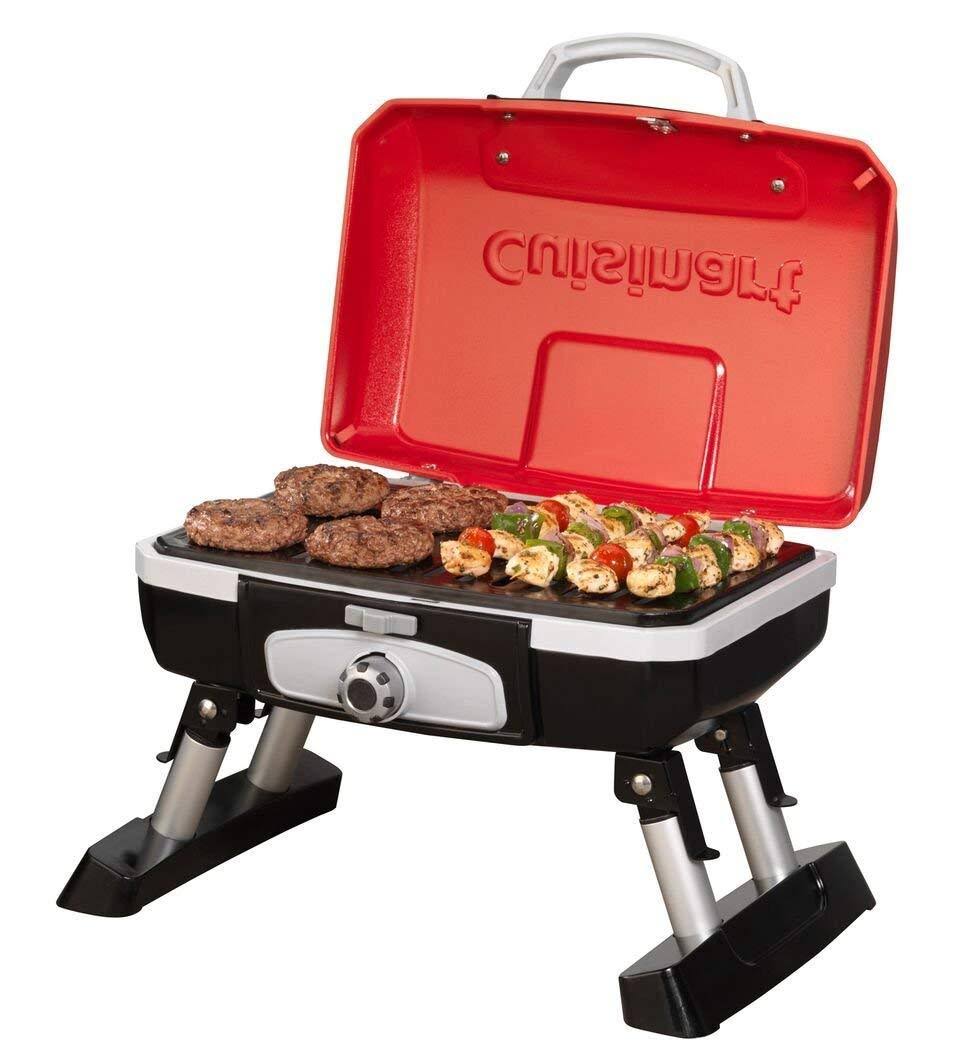 Portable Tabletop Gas Grill Red R367
