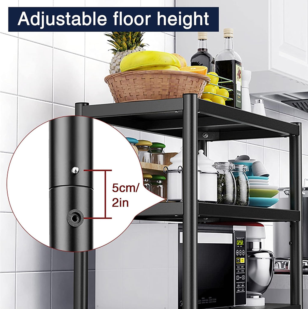 Adjustable 4 Tier Stainless Steel Kitchen Baker's Rack C4329