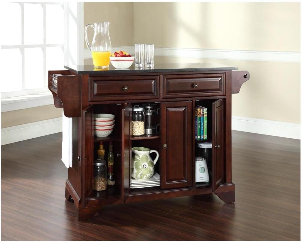 Granite Top Full Size Kitchen Island C862