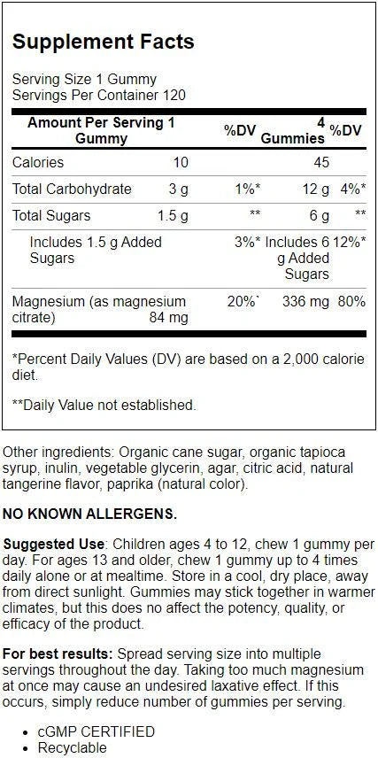 Magnesium Gummies E883037