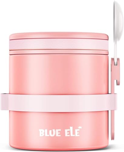 13.5oz Vacuum Insulated Thermos Hot Lunch Containers with Ceramic-Coated Stainless Steel T732