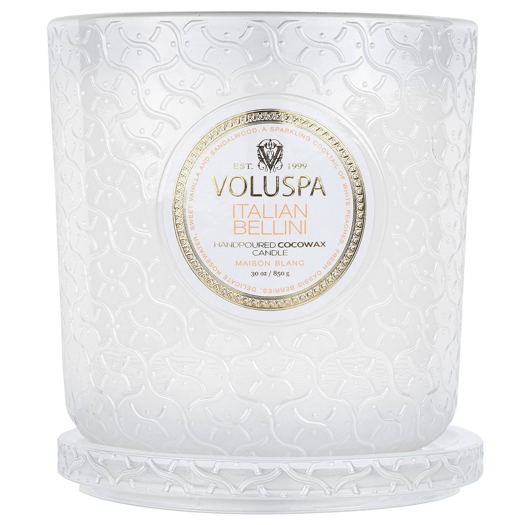 Triple Wick White Candle K532