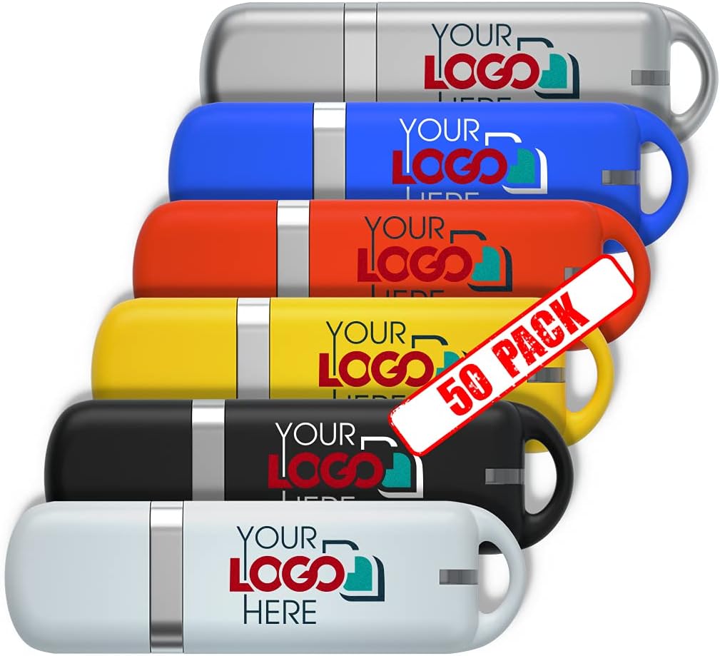 Custom Promotional USB Flash Drive 128MB 100 Pack K8615