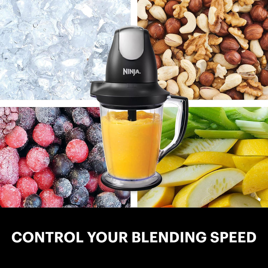 Black Blender Food Processor with 48oz Pitcher M4963