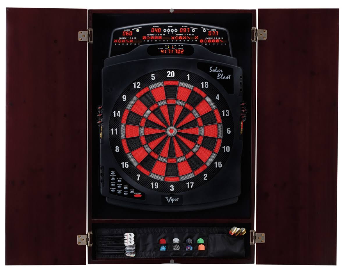 Oak Soft Tip Dartboard Cabinet B762