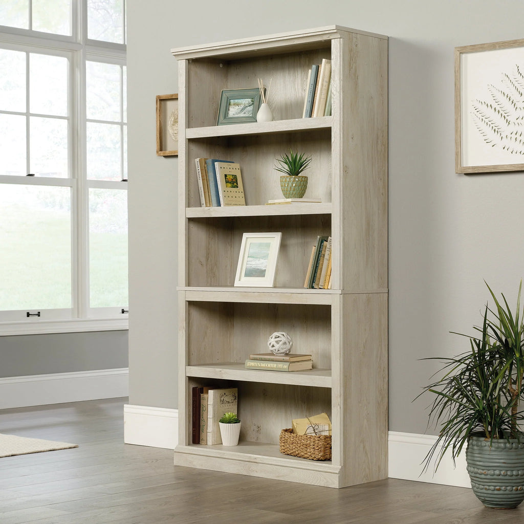 Chalked Chestnut 5-Shelf Bookcase A4471