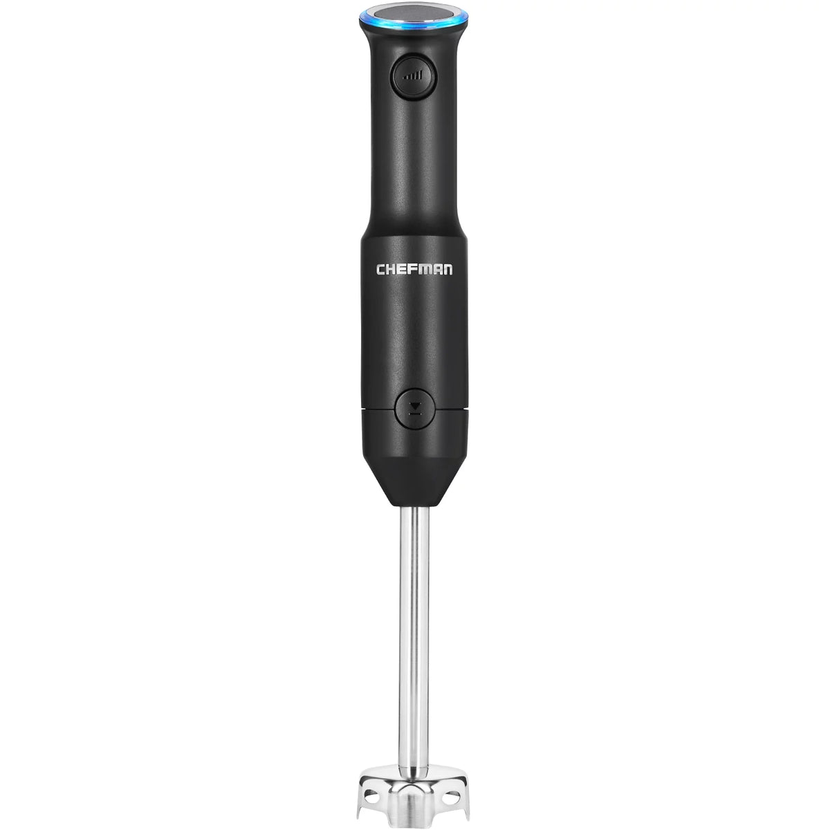 Black Cordless Handheld Immersion Blender with Stainless-Steel Blade T5467
