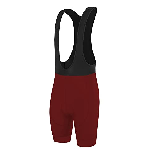 Men's Cycling Bib Shorts with 4D Padded Anti-Slip Cuff L406