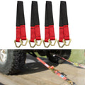 4 Pack 36" Axle Straps Wheel Tie Down U405