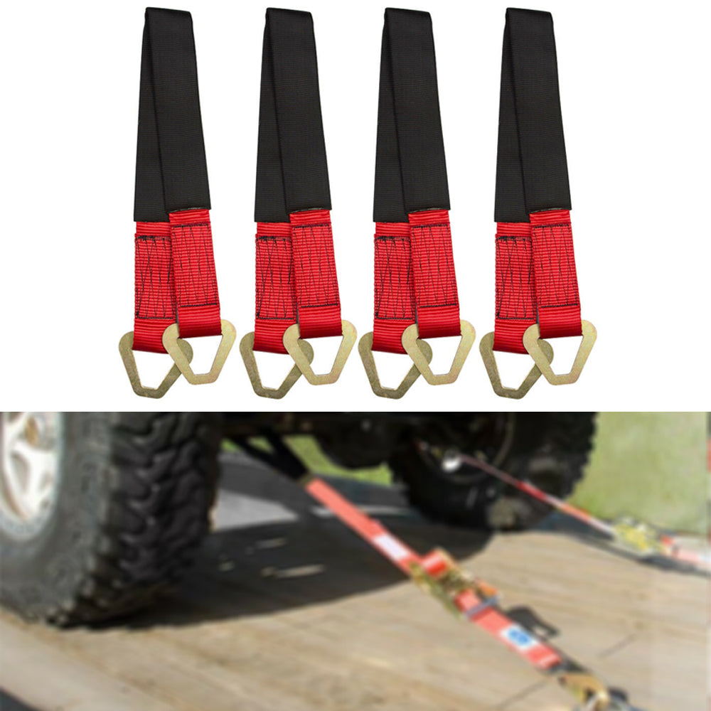 4 Pack 36" Axle Straps Wheel Tie Down U405