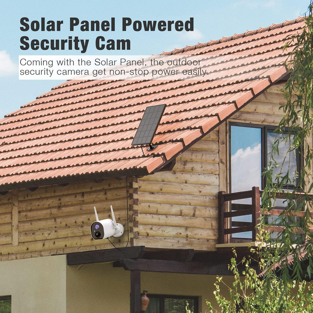 1080P Solar Wireless Security Camera with Night Vision O1417