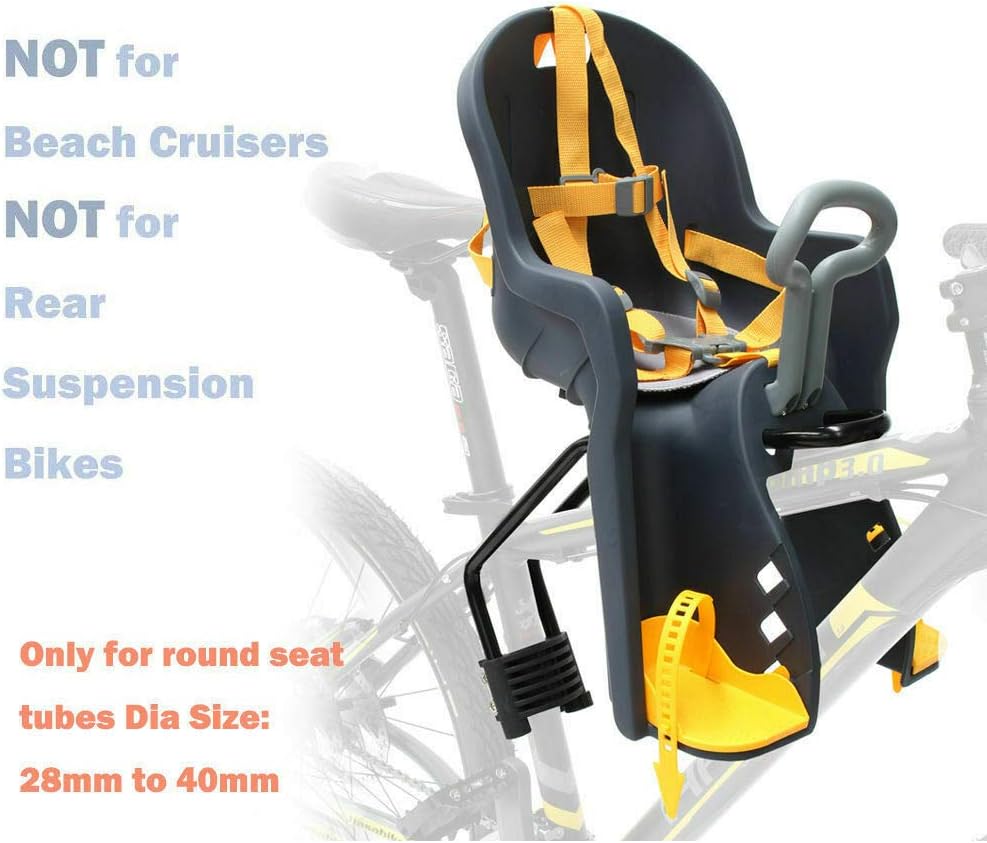 Kids Front Mount Bike Seat with Handrail L8882