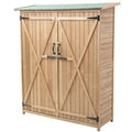 Wooden Storage Shed Cabinet with Double Doors F9876