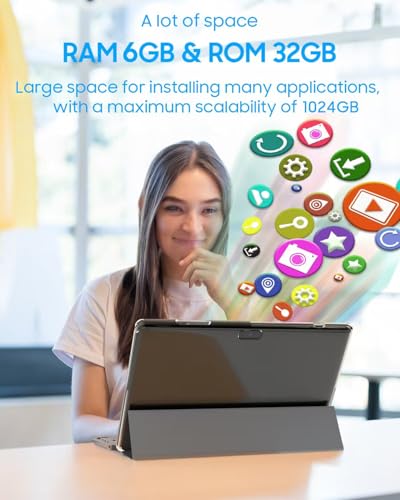 10 inch Android 14 Tablet with Keyboard P5670
