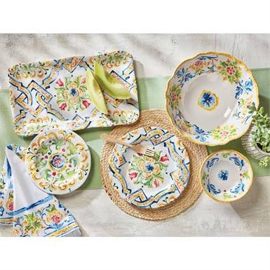 Yellow Dinner Plate Set of Four K463