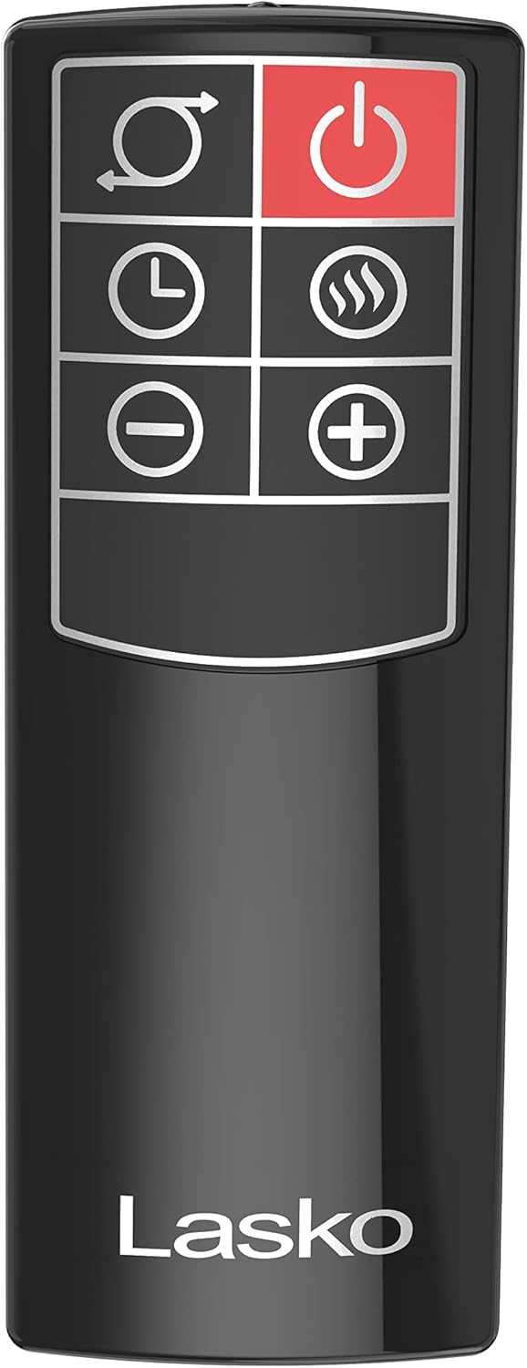 Black 1500W Oscillating Ceramic Tower Heater D87768