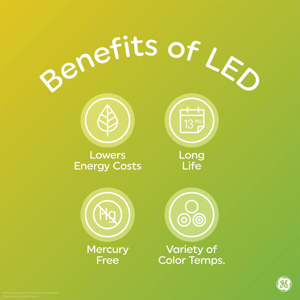 60 Watt A19 LED Light Bulbs, 2pk C51006