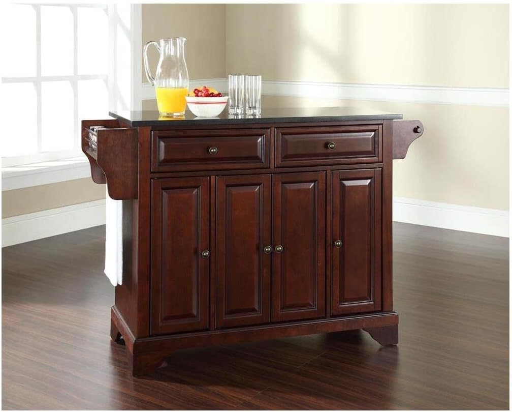 Granite Top Full Size Kitchen Island C862