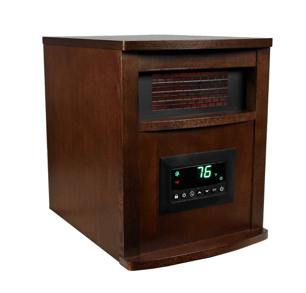 6 Element 1,500-Watt Portable Electric Infrared Cabinet Heater A34166