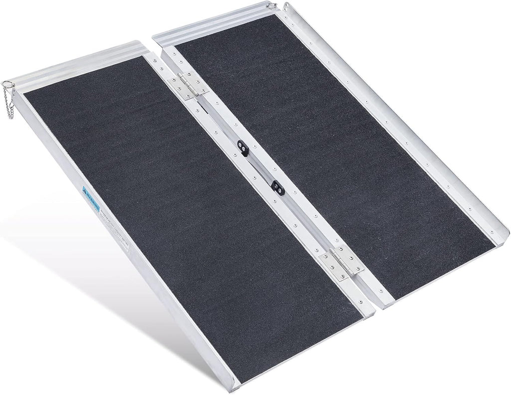 6FT Portable Aluminum Non-Skid Wheelchair Ramp F334
