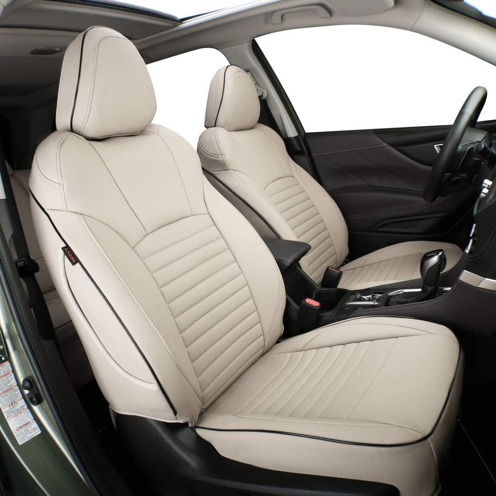 Custom Fit Full Set Car Seat Covers Leatherette Black F492