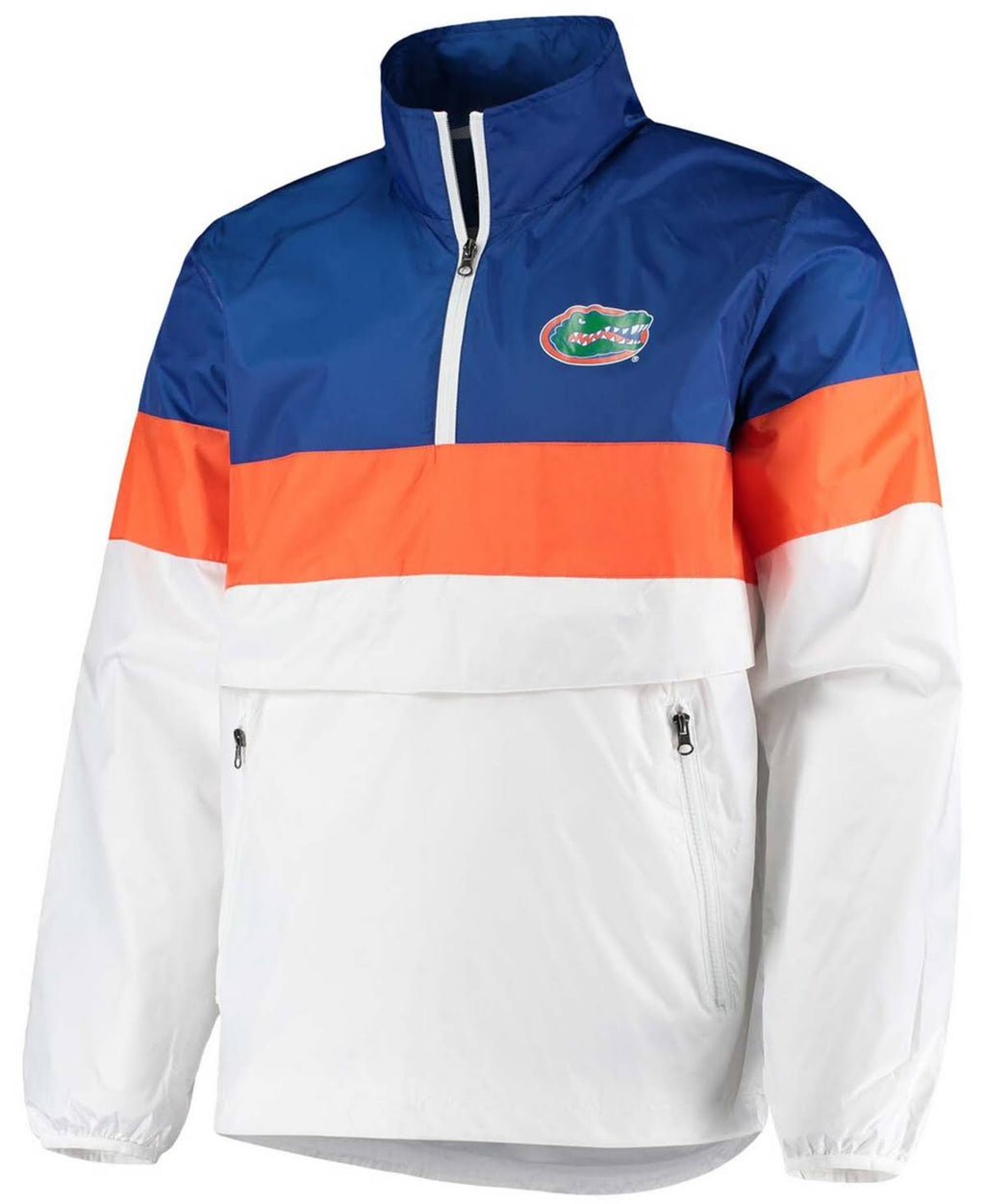 White Half-Zip Pullover Jacket Y72386