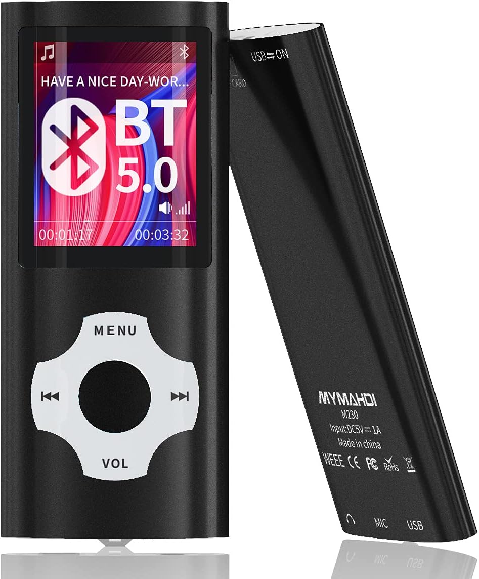 Black Slim 1.8 LCD Mp3 Mp4 Media Player S2132