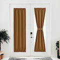 Greyish White Door Curtains, 25" W x 64" L, 1 Piece P333