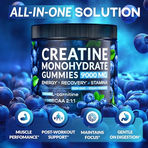 Creatine Monohydrate Gummies 9000 mg, 120 Count K97666