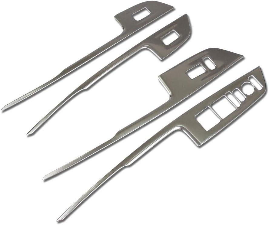 Carbon Fiber Black Interior Window Switch Console Panel Trims E326476