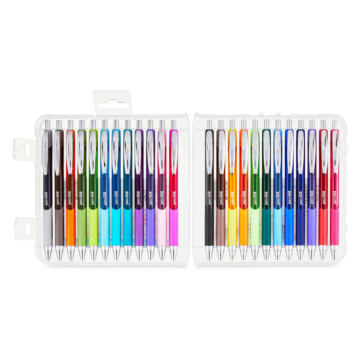 Retractable Gel Pens, Assorted Colors, 24 Count Q584