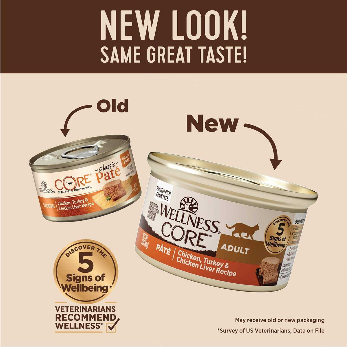 Grain-Free Chicken Turkey & Chicken Liver Pate Canned Cat Food S92119