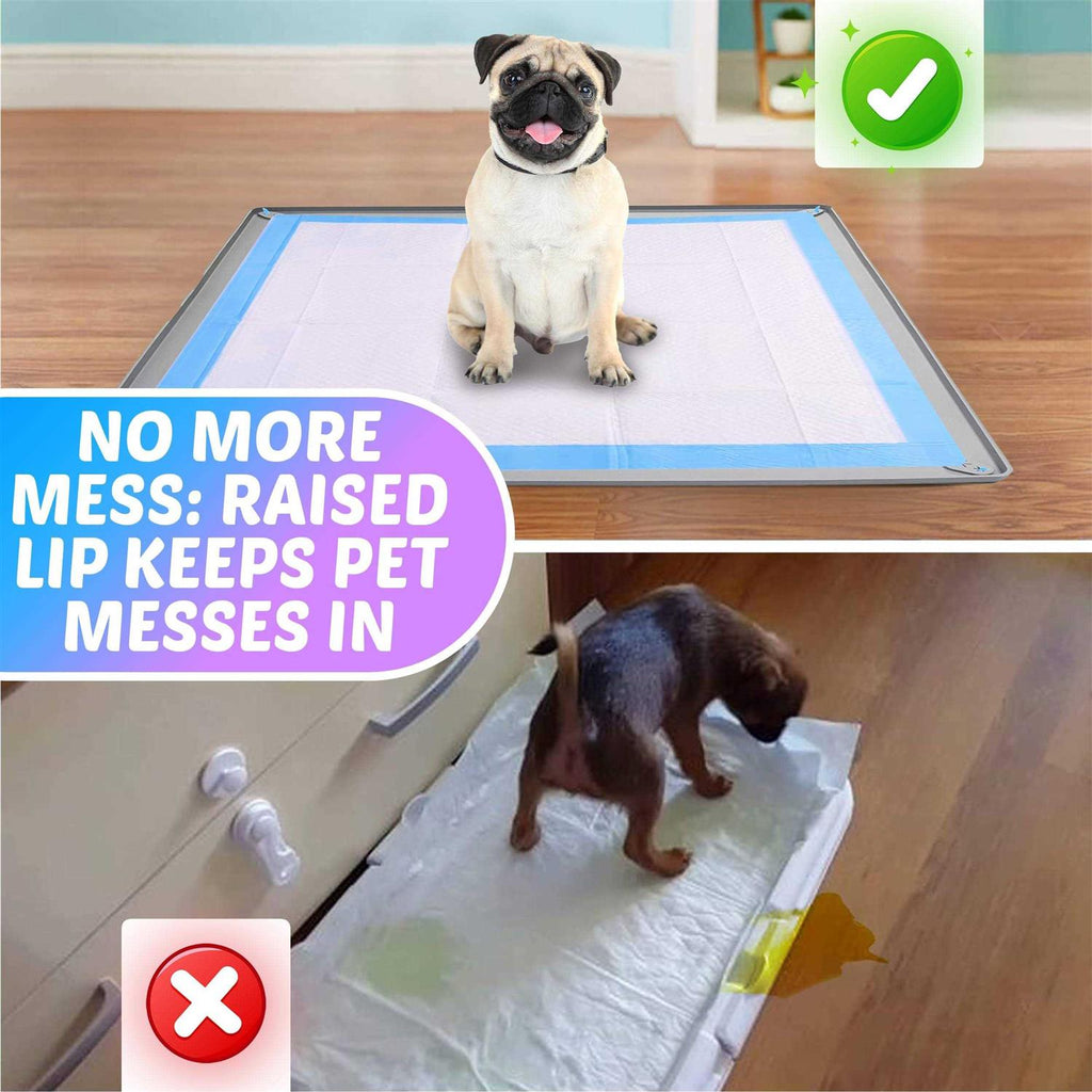 Puppy Pad Holder Tray No Spill M37449