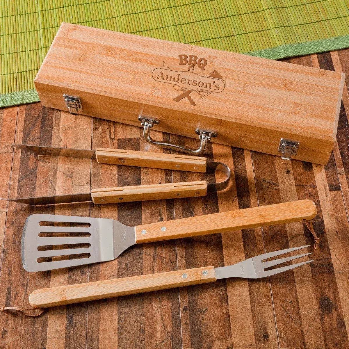 Bamboo BBQ Grilling Set V326